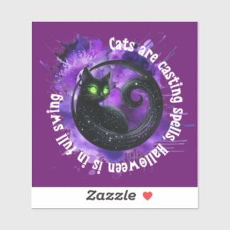 Halloween Stickers Cat