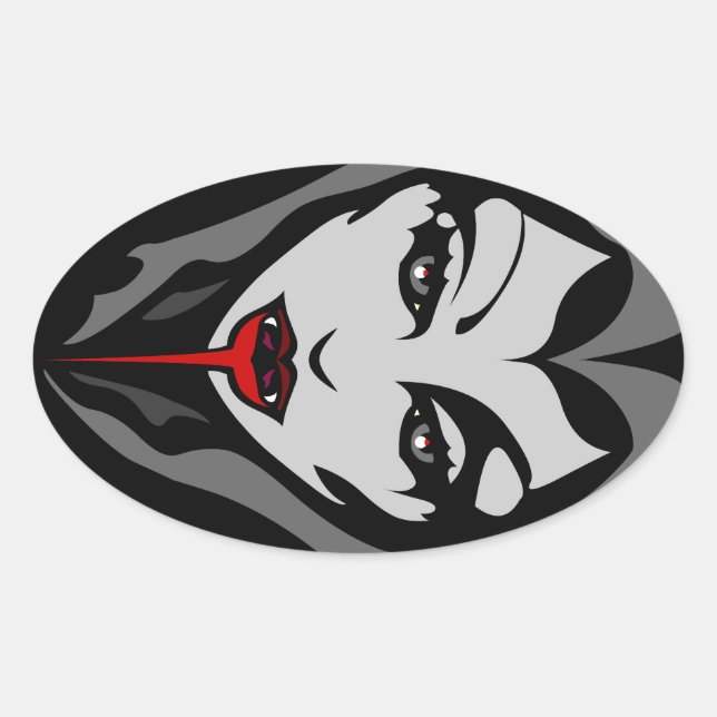 Halloween Stickers Personalized Vampire Stickers (Front)