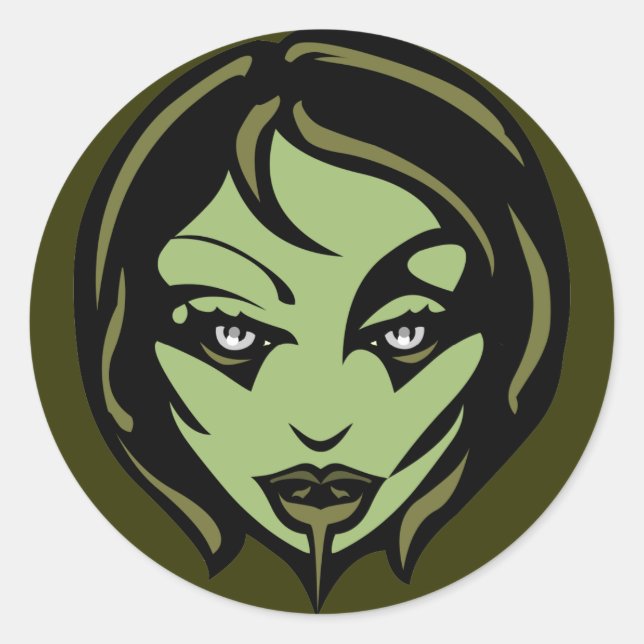 Halloween Stickers Personalized Zombie Stickers (Front)