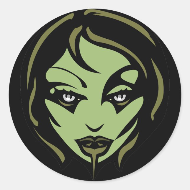 Halloween Stickers Personalized Zombie Stickers (Front)