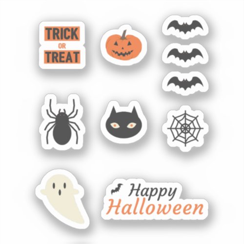 Halloween Stickers Set