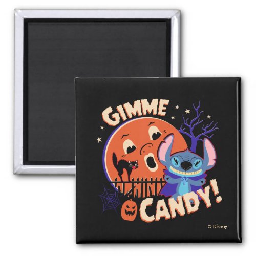 Halloween Stitch  Gimme Candy Magnet
