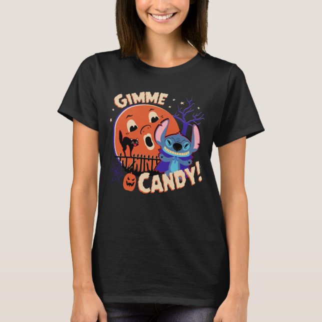 Halloween Stitch | Gimme Candy! T-Shirt (Front)