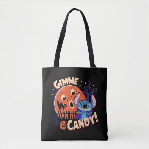 Halloween Stitch  Gimme Candy Tote Bag