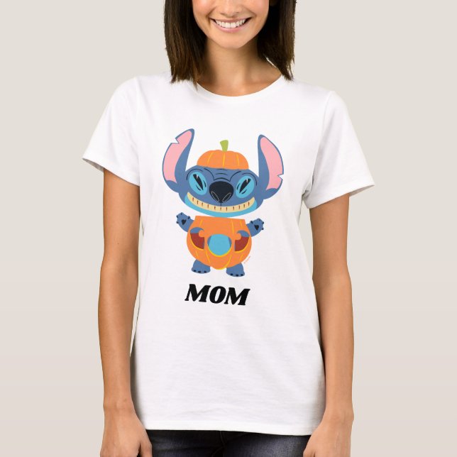 Halloween Stitch Pumpkin T-Shirt (Front)