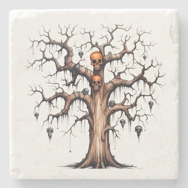 Halloween Stone Coaster (Front)