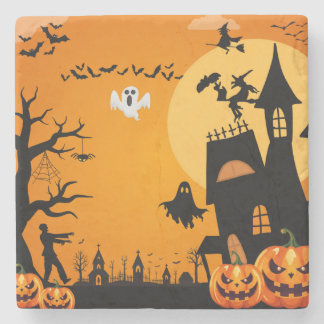 Halloween Stone Coaster