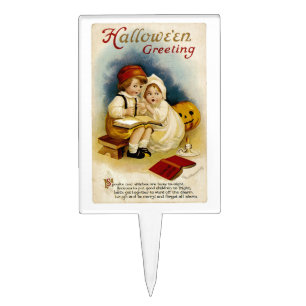 Halloween Storytelling Cake Topper