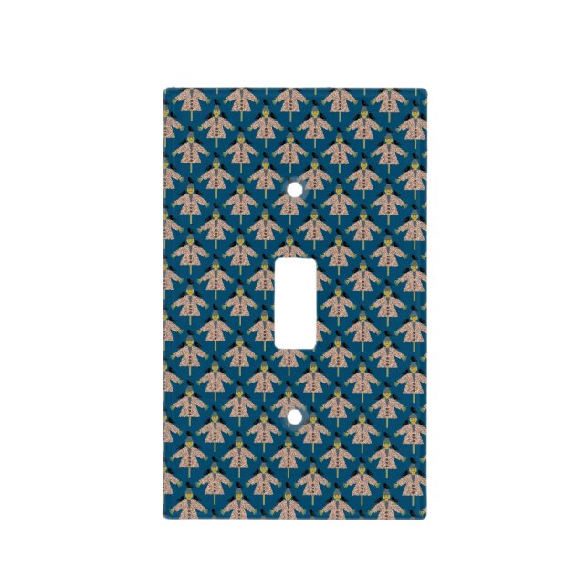 Halloween Straw Scarecrow and Ravens Patterned Light Switch Cover (Front)