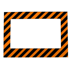 Halloween Striped Magnet Picture Frame