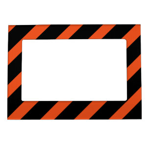 Halloween Striped Magnet Picture Frame