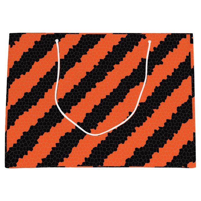 halloween stripes gift bag (Front)