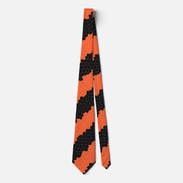 halloween stripes tie (Front)