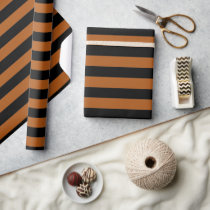 Halloween Stripes Wrapping Paper