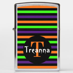 Halloween Stripes Zippo Lighter