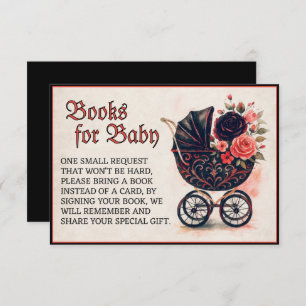 Halloween Stroller Books for Baby Baby Shower Enclosure Card