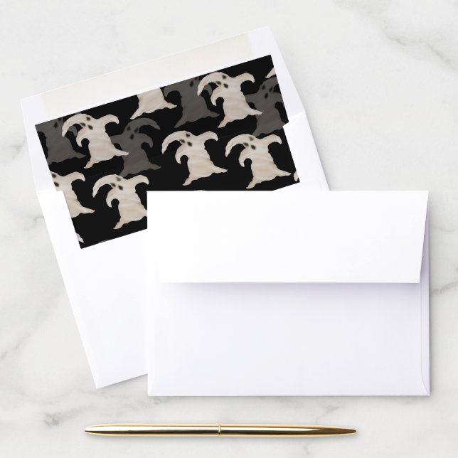 Halloween Style | Spooky Cute Ghosts Envelope Liner (Desk)