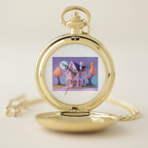 Halloween Styled High Quality  Pocket Watch