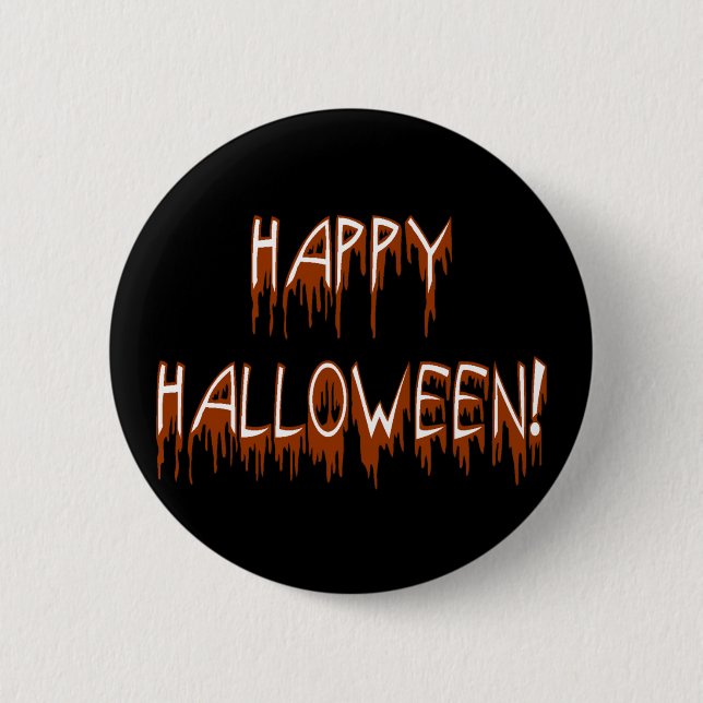 Halloween Suffering Text Button (Front)