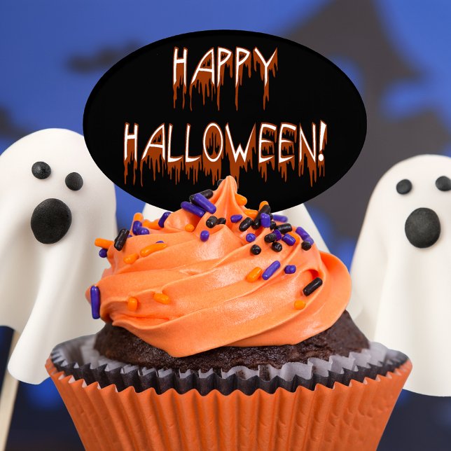 Halloween Suffering Text Cake Topper (Halloween Suffering Text Cake Topper)