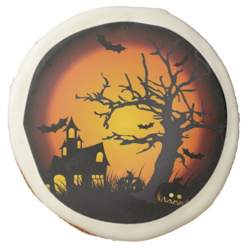 Halloween Sugar Cookies _ 35Haunted Scene