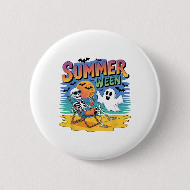Halloween Summer  Button (Front)