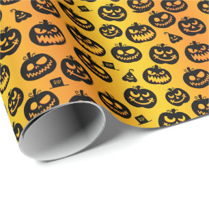 💀Halloween 🍬 "Sunset Spooktacular" 🍬 Wrapping Paper