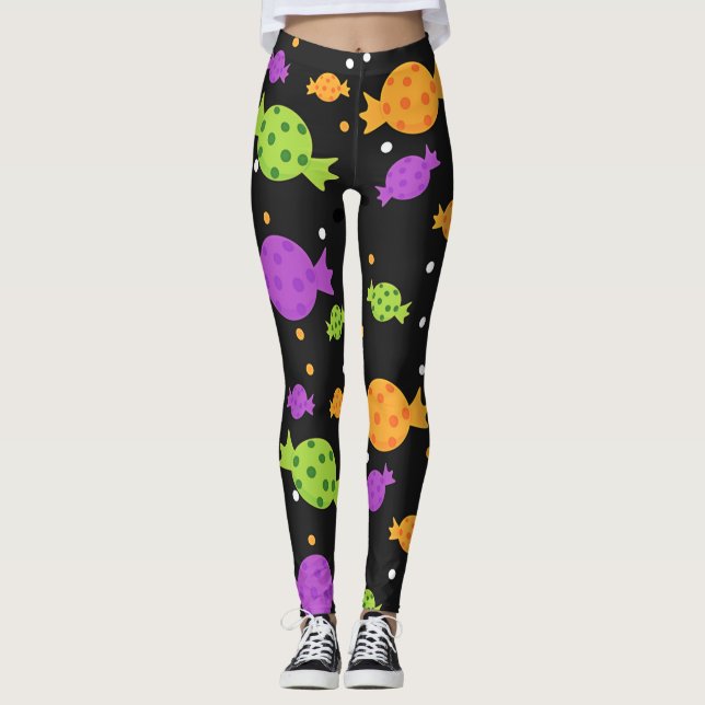 Halloween Sweet Candy Leggings (Front)