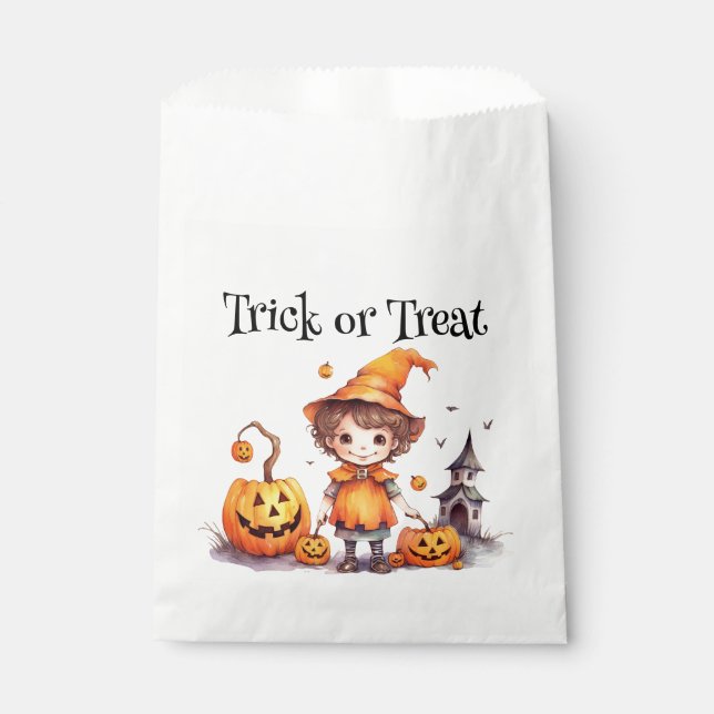 Halloween Sweet Treats - Favor Bags (Front)