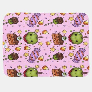 Halloween sweets baby blanket