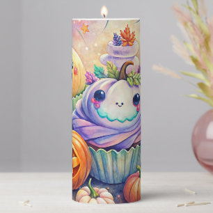 Halloween Sweets Pillar Candle