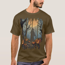 Halloween T-Shirt – Grim Reaper Scene