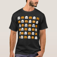 Halloween T-shirt: Pumpkins & Ghosts T-Shirt