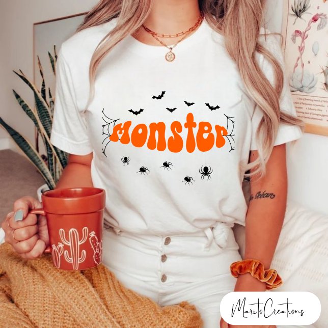halloween t-shirt retro lettering, spooky season (Creator Uploaded)