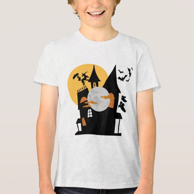 Halloween T-shirt Tri-Blend Shirt (Front)