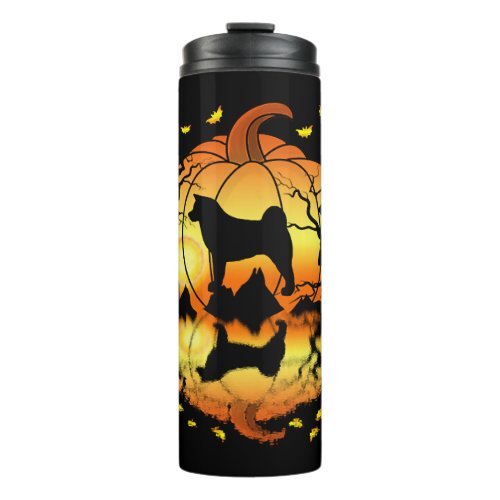 Halloween T Shirtakita dog halloween Thermal Tumbler