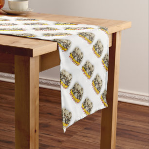 Halloween Table Runner  14" X 72"/Skulls