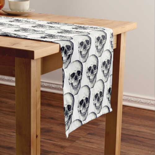 Halloween Table Runner_Skulls Short Table Runner