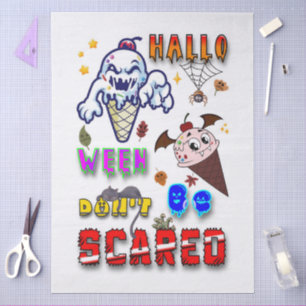 Halloween Tableware Don't Be Scared Tissue Paper