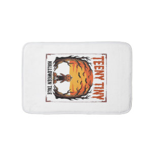 Halloween Tale Teeny Tiny Spooky Vintage Scene_1 Bath Mat