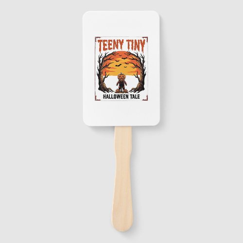 Halloween Tale Teeny Tiny Spooky Vintage Scene_1 Hand Fan