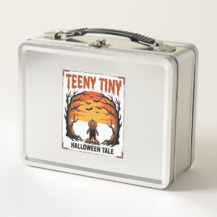 Halloween Tale Teeny Tiny Spooky Vintage Scene_1 Metal Lunch Box