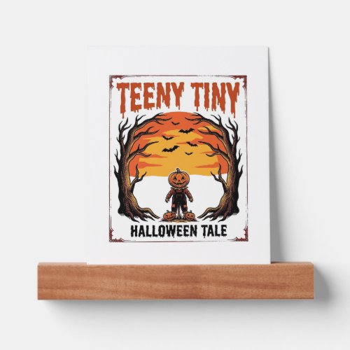 Halloween Tale Teeny Tiny Spooky Vintage Scene_1 Picture Ledge