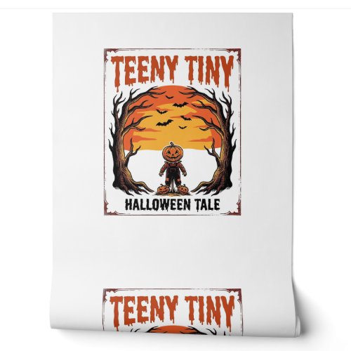 Halloween Tale Teeny Tiny Spooky Vintage Scene_1 Wallpaper