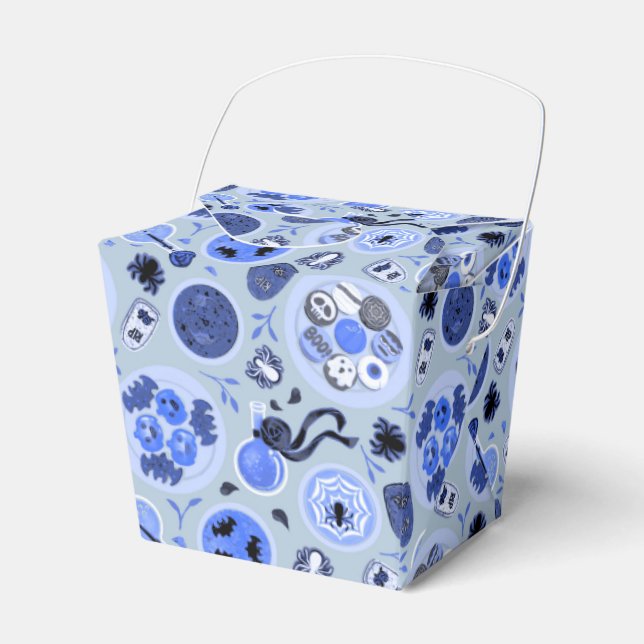 Halloween tea party Wrapping Paper Favor Boxes (Front Side)