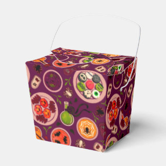 Halloween Tea Party Wrapping Paper Favor Boxes