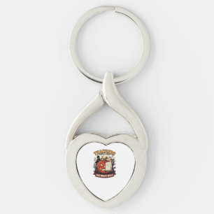 Halloween Teacher Brain Magic Keychain