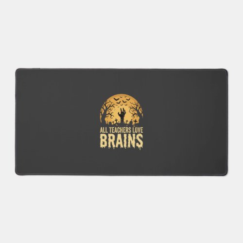 Halloween Teacher Brains Desk Mat