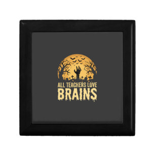 Halloween Teacher Brains Gift Box