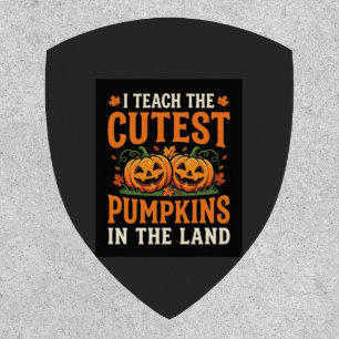 Halloween Teacher Cutest Pumpkins Design_1 Patch